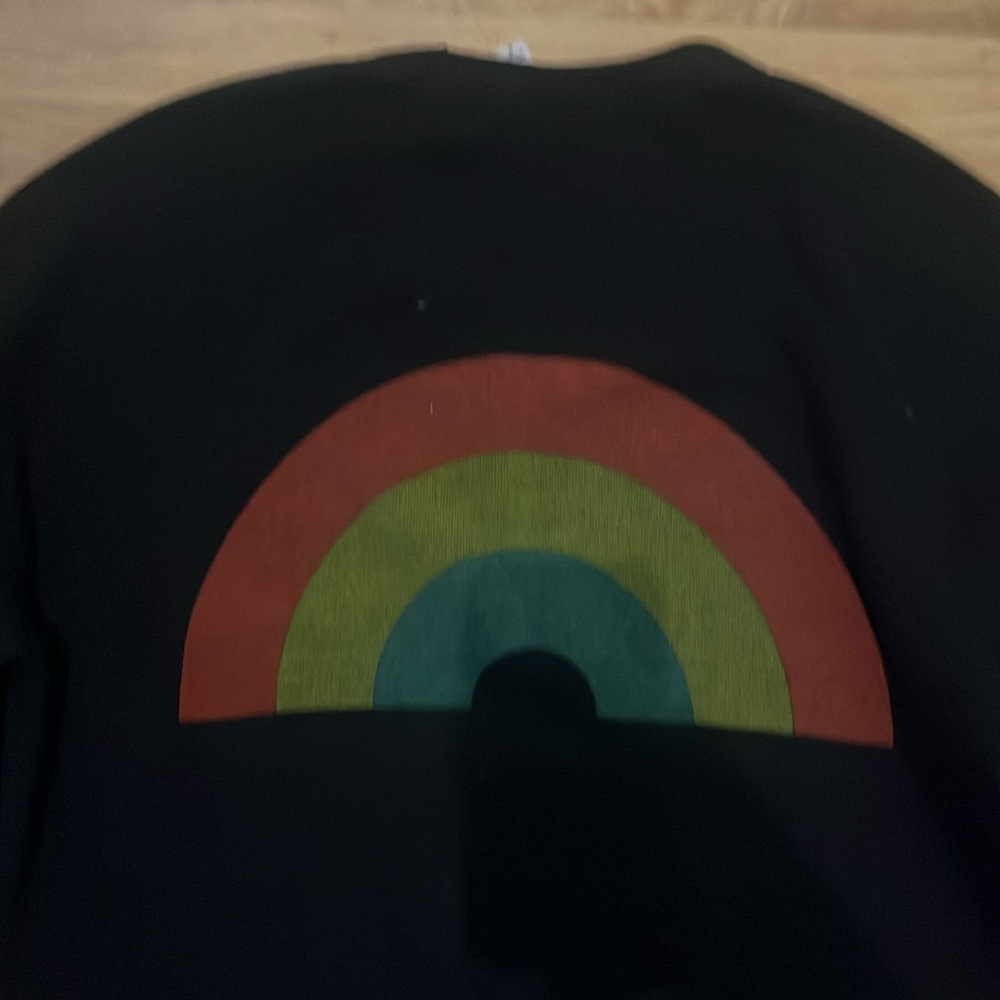 Culk rainbow oversized soft local designer sweatshirt, M